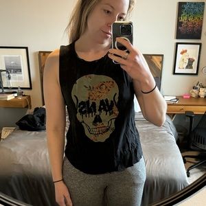 Vans skull muscle tank